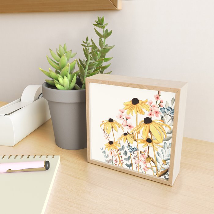 Summer Flowers Mini Art Print Gallery Image 2