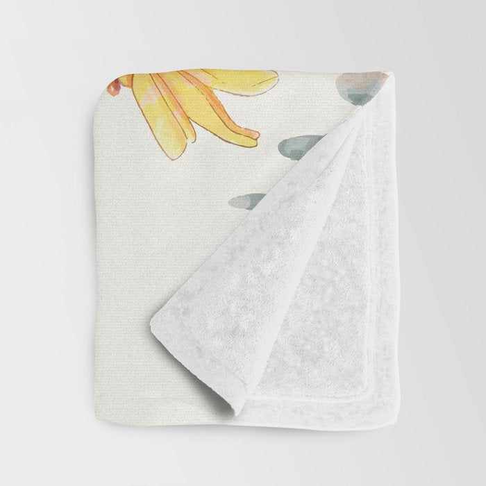 Summer Flowers Throw Blanket Gallery Image 3