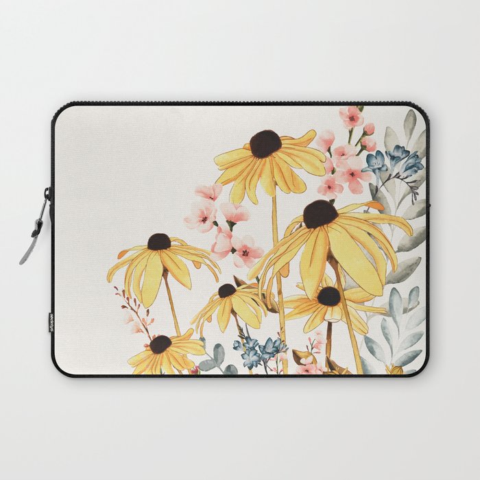 Summer Flowers Laptop Sleeve Gallery Image 1
