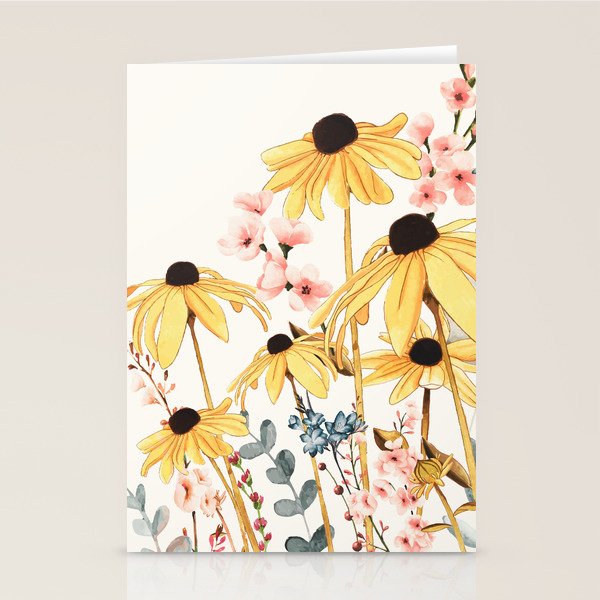 Summer Flowers Stationery Card Gallery Image 2