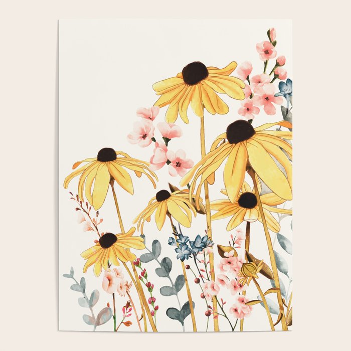 Summer Flowers Poster Gallery Image 1