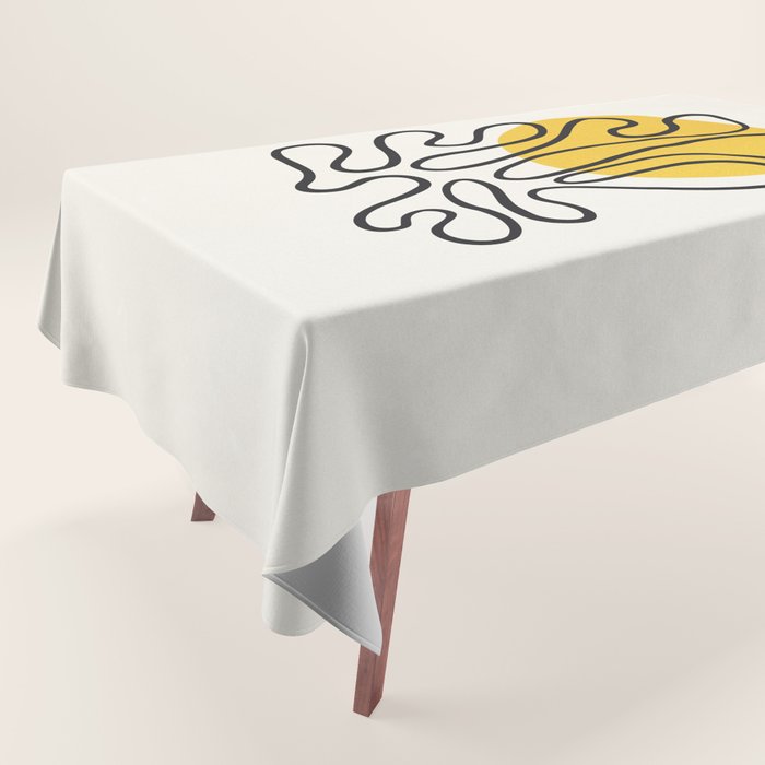 Sun Leaf: Matisse Edition | Mid Century Series Tablecloth Gallery Image 1