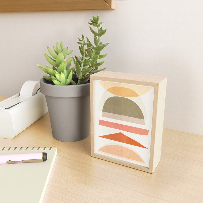 Abstract Shapes 19 Mini Art Print Gallery Image 2