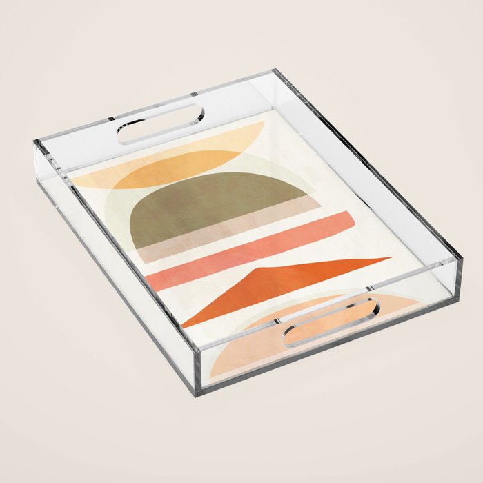 Abstract Shapes 19 Acrylic Tray Gallery Image 1