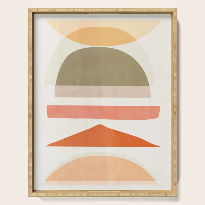 Abstract Shapes 19 Serving Tray Gallery Image 1