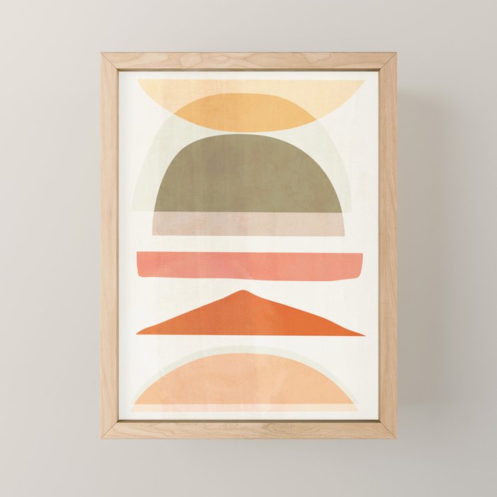 Abstract Shapes 19 Mini Art Print Gallery Image 1