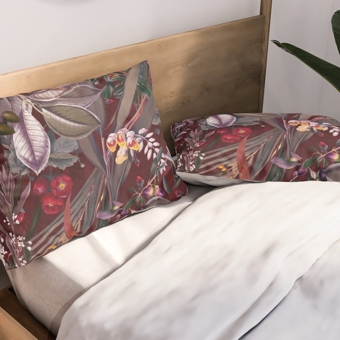Midnight Garden IX Pillow Sham Gallery Image 2