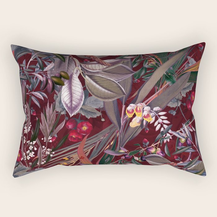 Midnight Garden IX Rectangular Pillow Gallery Image 2