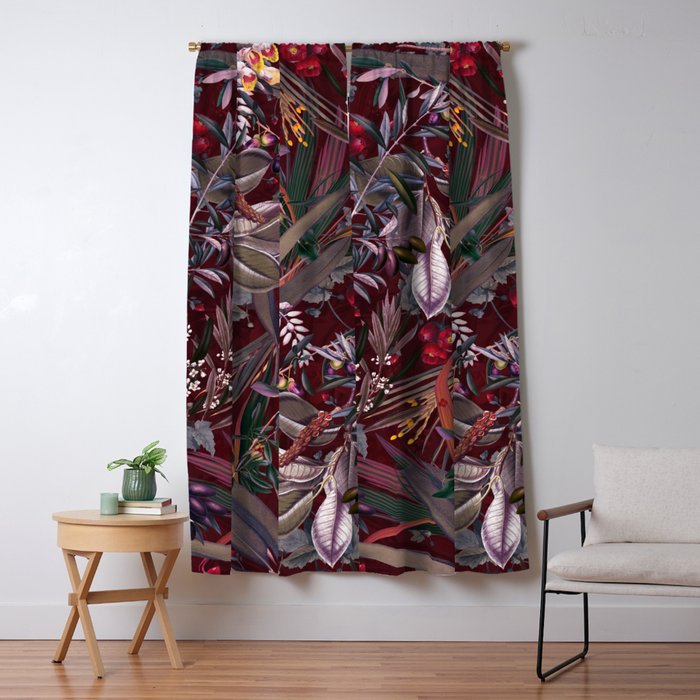 Midnight Garden IX Window Curtain Gallery Image 5