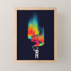 Space vandal Mini Art Print Gallery Image 1