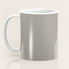 Retro Taupe Mushroom Gray Solid Coffee Mug Gallery Image 3