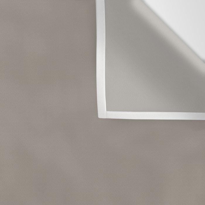 Retro Taupe Mushroom Gray Solid Wall Tapestry Gallery Image 3