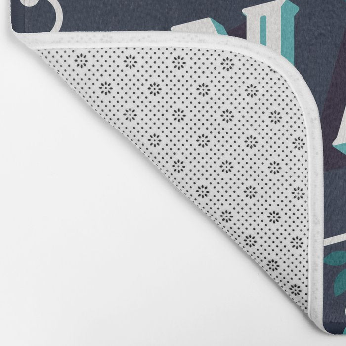 Nah - Teal Palette Bath Mat Gallery Image 2