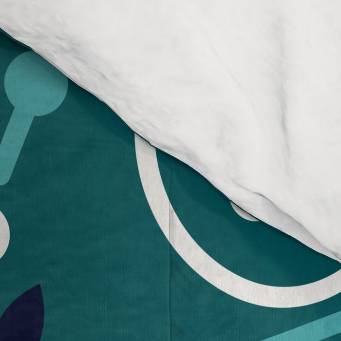 Nah - Teal Palette Comforter Gallery Image 4