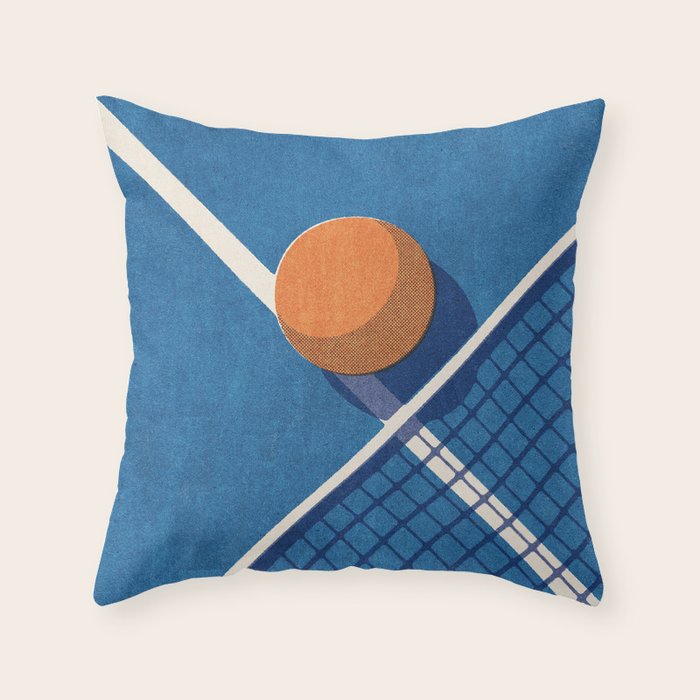 BALLS / Table Tennis II Throw Pillow Gallery Image 6