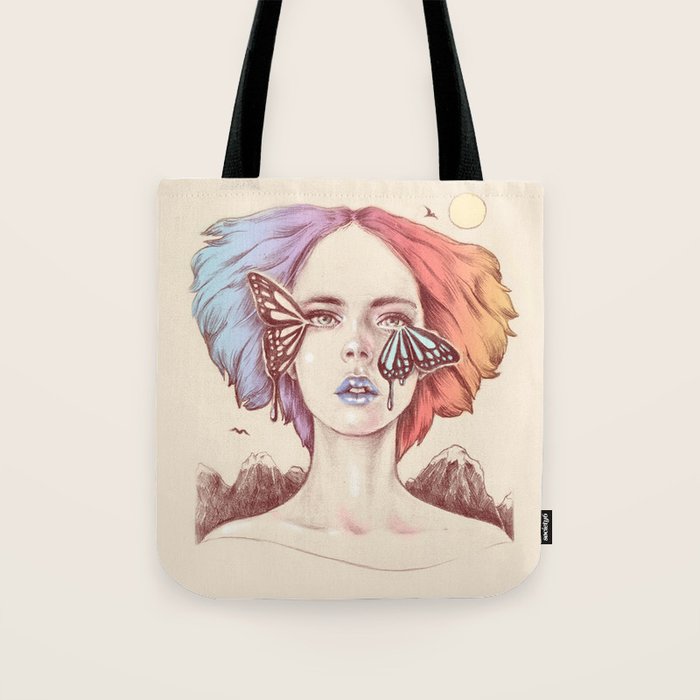 Watching the Life I Borrowed Tote Bag Gallery Image 1