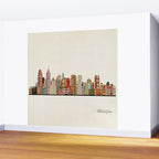 philadelphia skyline Wall Mural Gallery Image 2