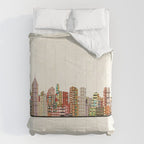 philadelphia skyline Comforter Gallery Image 6