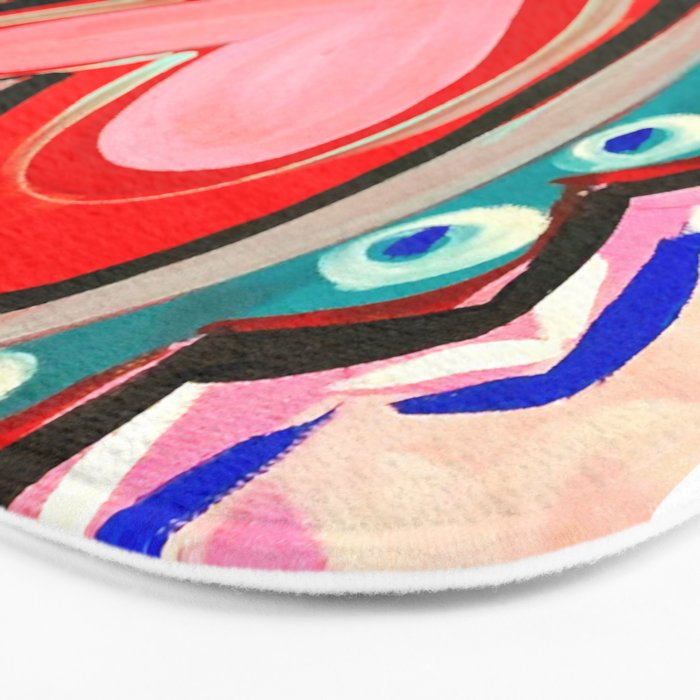 Sacred Heart Pink Bath Mat Gallery Image 3