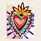 Sacred Heart Pink Poster Gallery Image 4