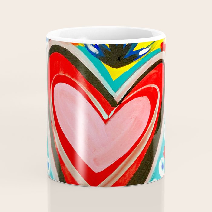 Sacred Heart Pink Coffee Mug Gallery Image 4