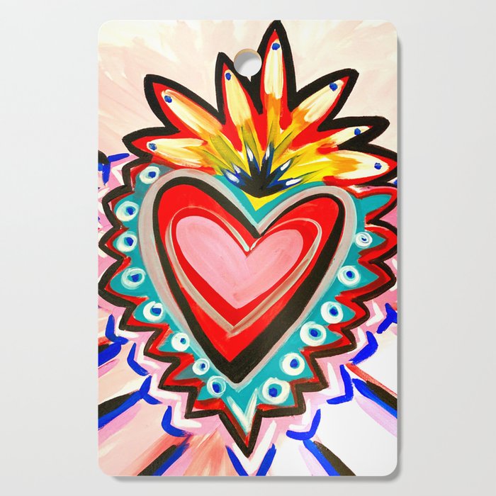 Sacred Heart Pink Cutting Board Gallery Image 1
