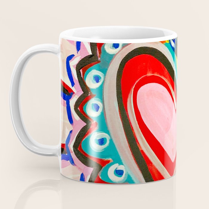 Sacred Heart Pink Coffee Mug Gallery Image 3