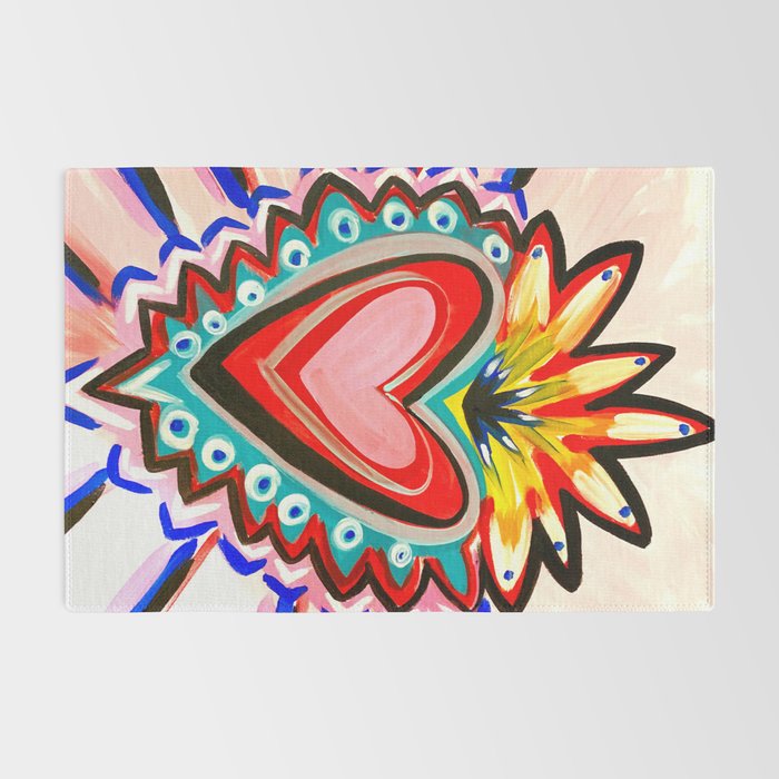 Sacred Heart Pink Rug Gallery Image 2