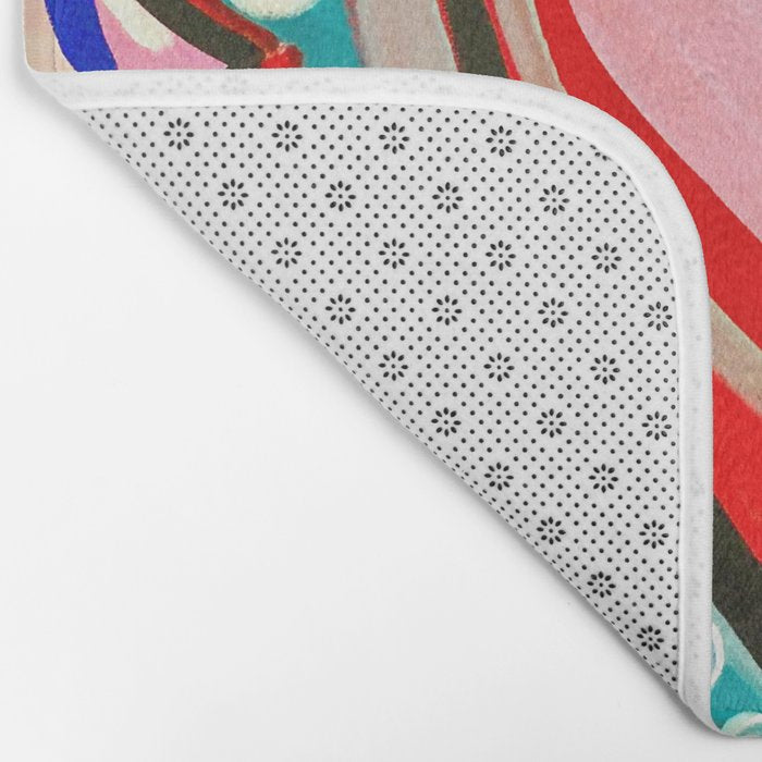 Sacred Heart Pink Bath Mat Gallery Image 2