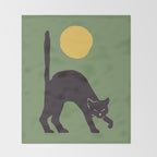 Angry Cat Throw Blanket Gallery Image 2