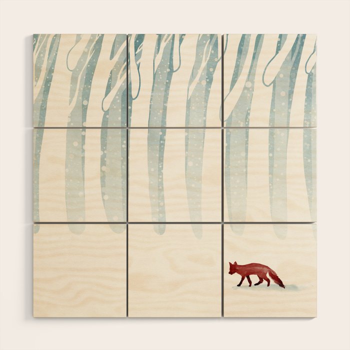 Winter Storm Wood Wall Art Gallery Image 1