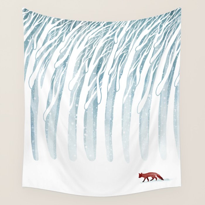 Winter Storm Wall Tapestry Gallery Image 4