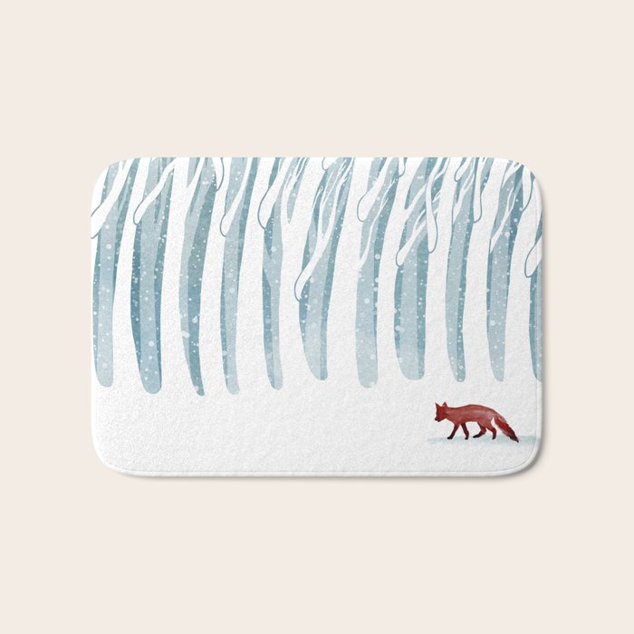 Winter Storm Bath Mat Gallery Image 1