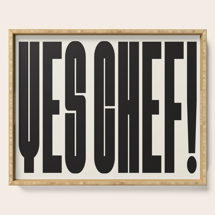 Yes Chef Serving Tray Gallery Image 1