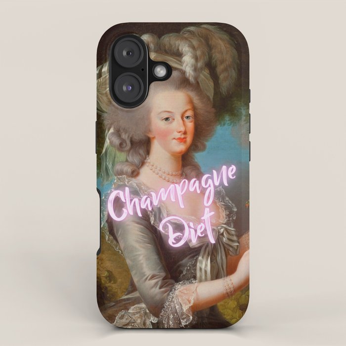 'Champagne Diet' Marie Antoinette  iPhone Case Gallery Image 1