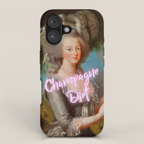 'Champagne Diet' Marie Antoinette  Iphone Case