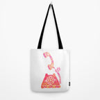 Vintage Rotary Phone - Peach Palette Tote Bag Gallery Image 2