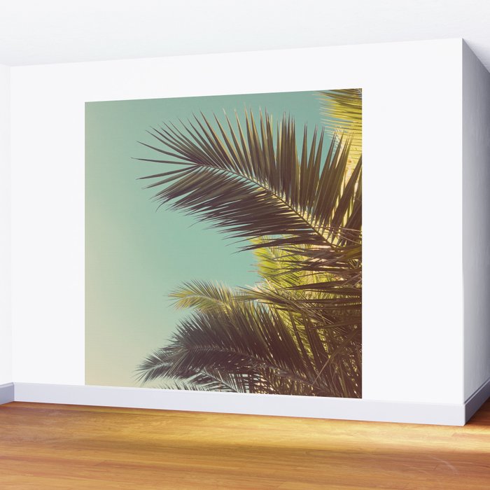 Autumn Palms Wall Mural Gallery Image 2