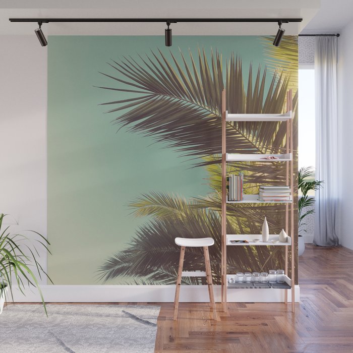 Autumn Palms Wall Mural Gallery Image 1