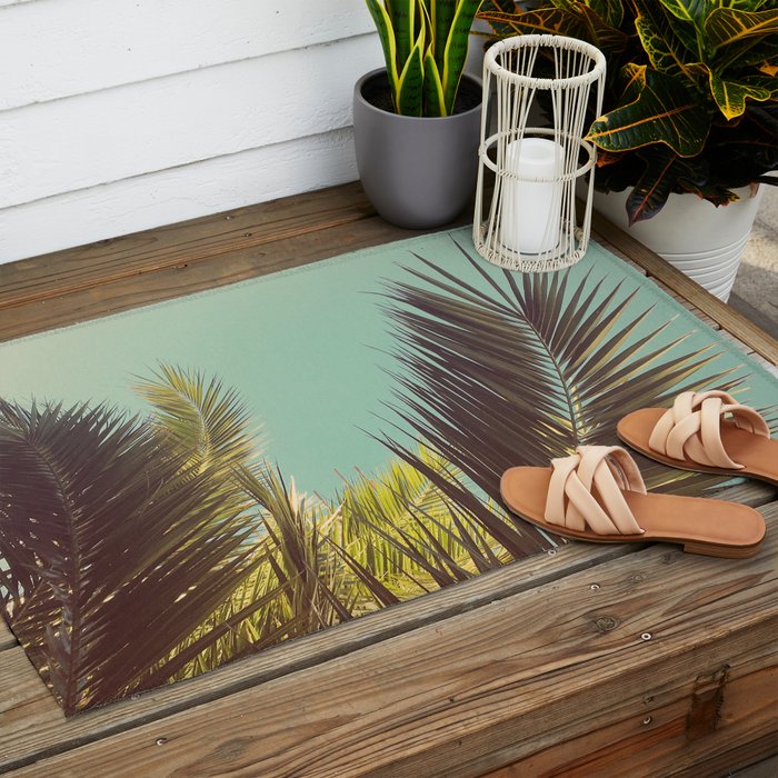 Autumn Palms Outdoor Rug Gallery Image 2