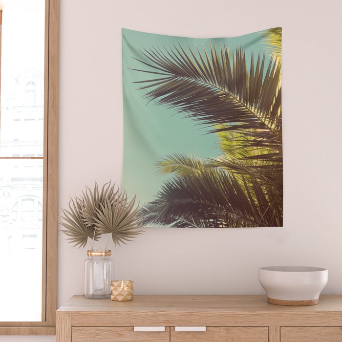Autumn Palms Wall Tapestry Gallery Image 2