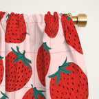Strawberries and market I Window Curtain Gallery Image 2