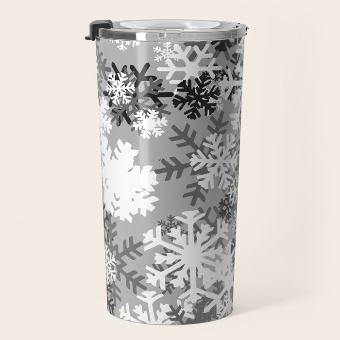 Snowflake Camo Travel Mug Gallery Image 3