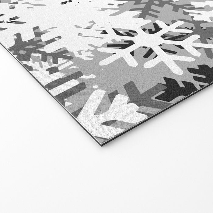 Snowflake Camo Welcome Mat Gallery Image 2