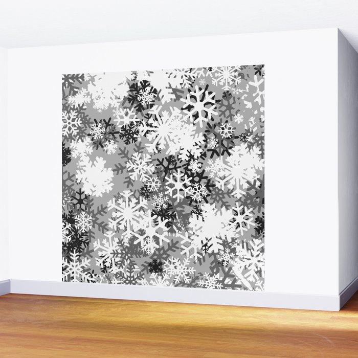 Snowflake Camo Wall Mural Gallery Image 2