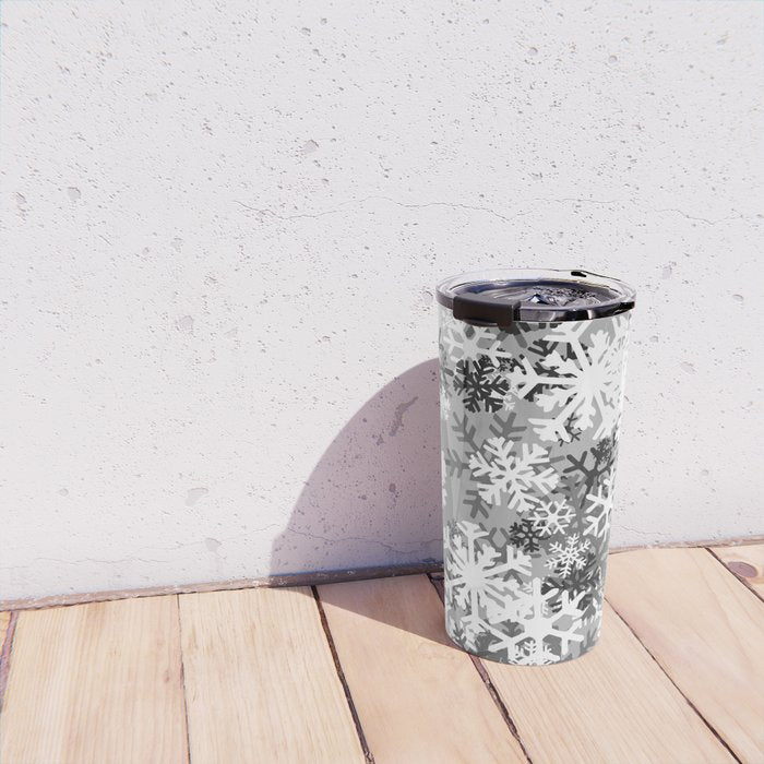 Snowflake Camo Travel Mug Gallery Image 4