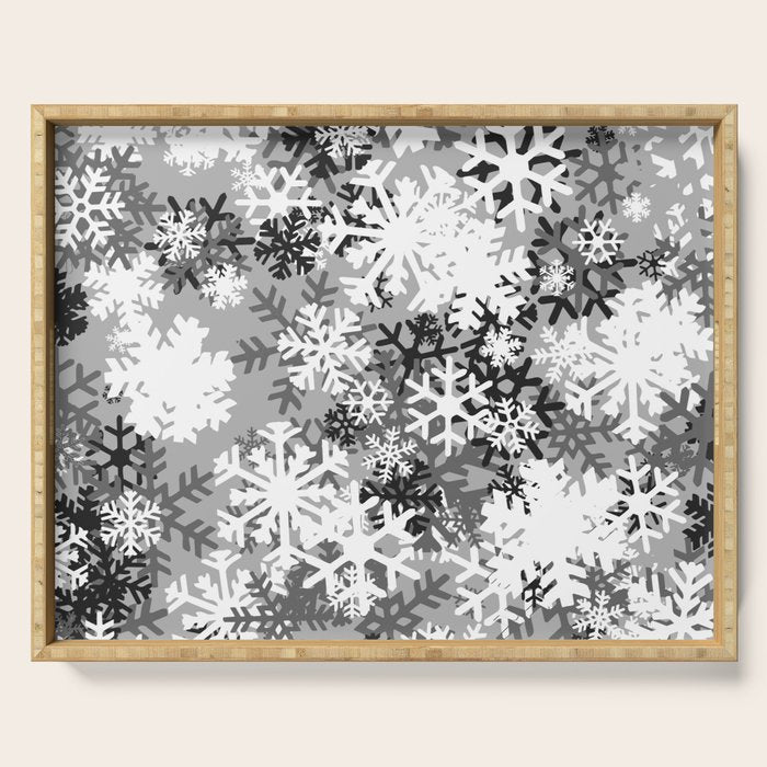 Snowflake Camo Serving Tray Gallery Image 1