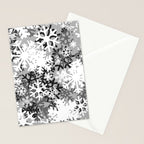 Snowflake Camo Stationery Card Gallery Image 2