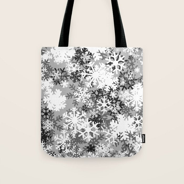 Snowflake Camo Tote Bag Gallery Image 1
