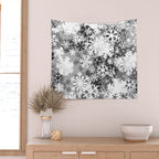 Snowflake Camo Wall Tapestry Gallery Image 2